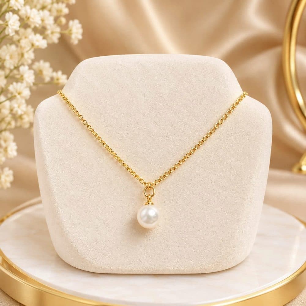 Dije de Perla Dorado